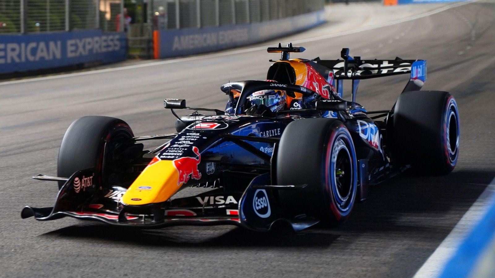 Red Bull's Max Verstappen during Singapore Grand Prix qualifying