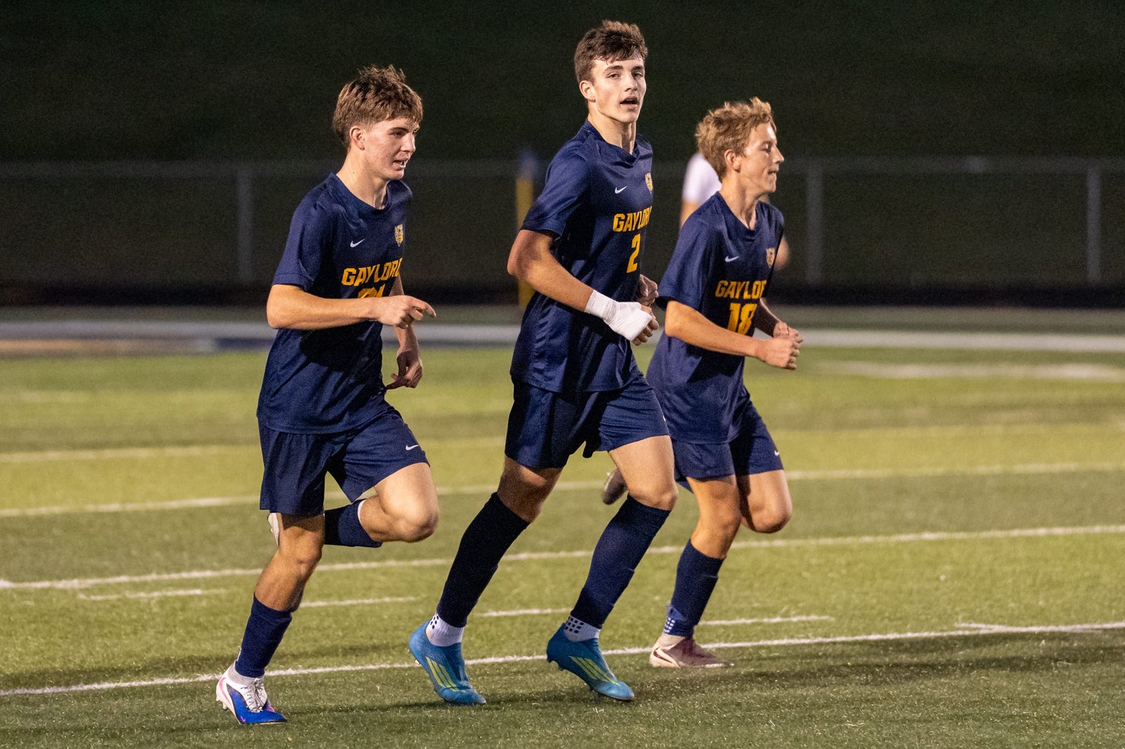 Gaylord High School soccer hosted its senior night festivities during halftime of a 4-0 win over Cadillac on Monday, October 12.